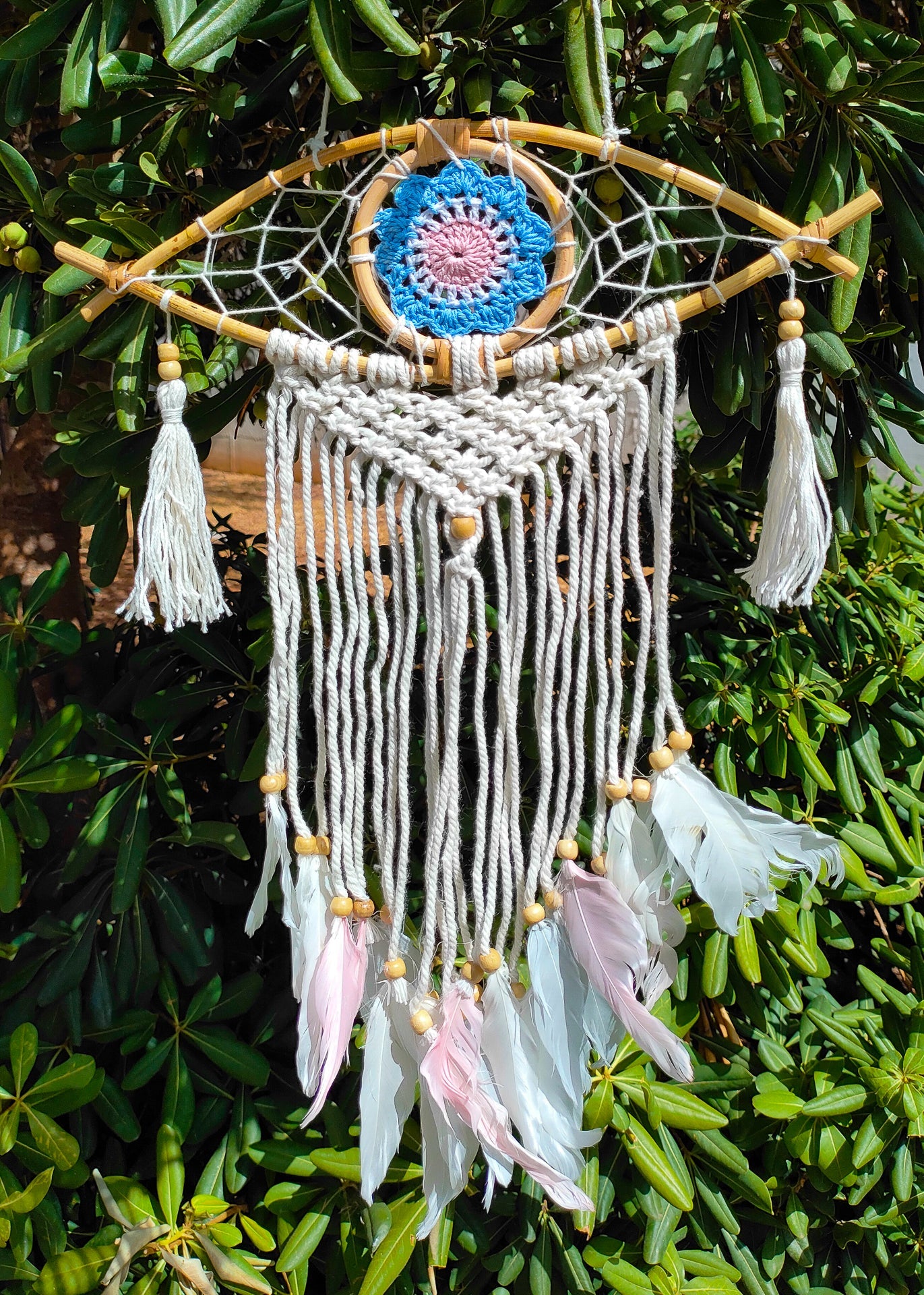 Acchiappasogni Occhio - Azzurro e Rosa Acchiappasogni