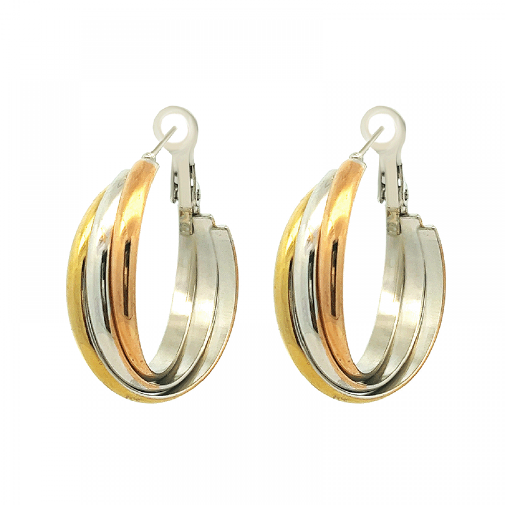 ORECCHINI A CERCHIO CLASSIC 3 COLORI