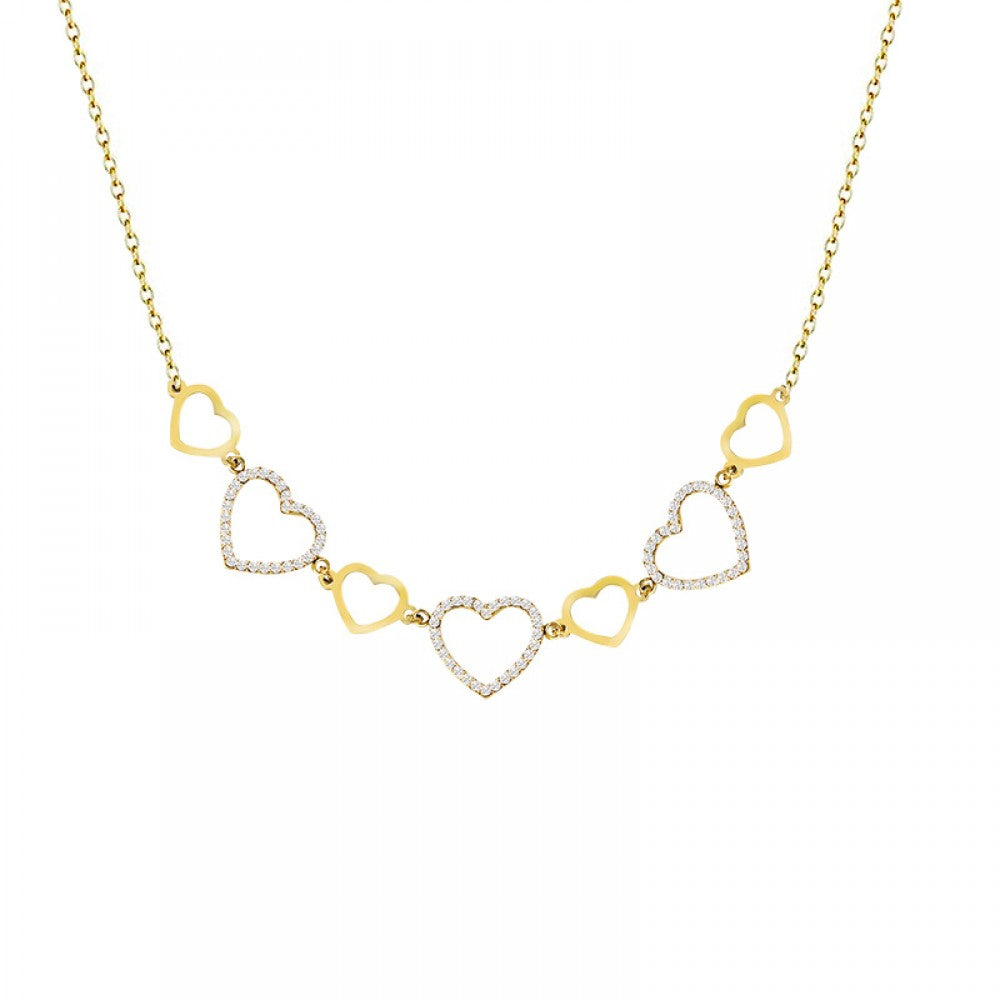 COLLANA CUORI GUARDAMI