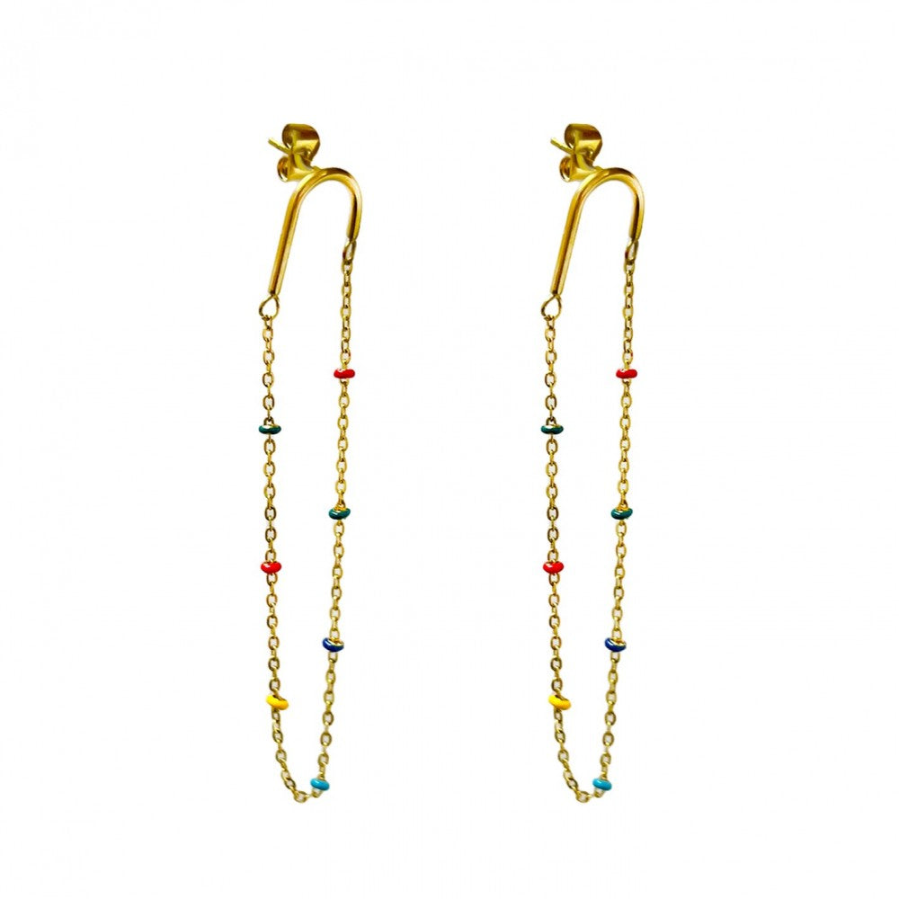 ORECCHINI PENDENTI CRISTAL