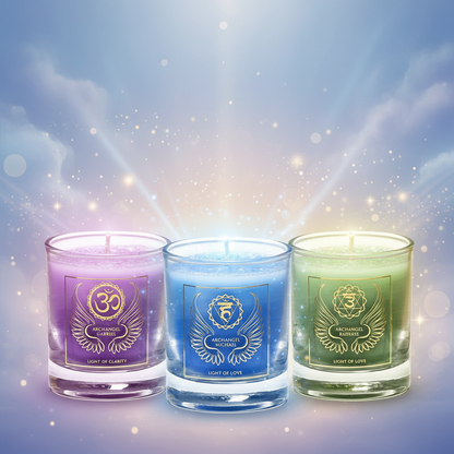 Candele Arcangeli celestiali senza raggi
