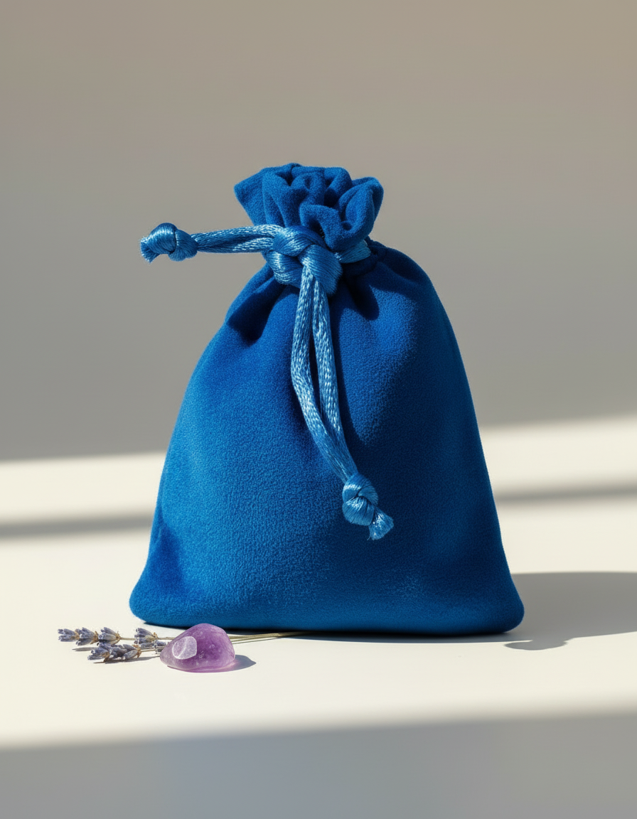 Sacchettino Blu vivace e brillante